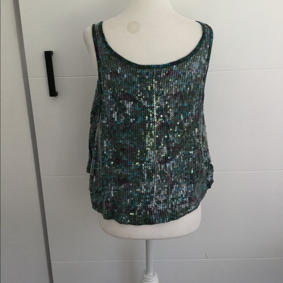 Free People sequined top - Picture 2 of 4